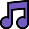 Musical Note emoji on Microsoft